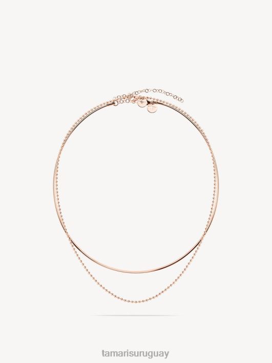 Tamaris 8NTH2892 accesoriosmujer conjunto de collar - oro rosa