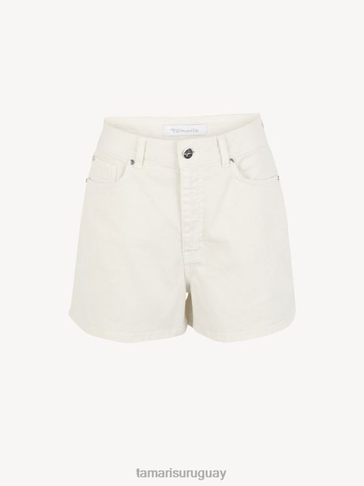 Tamaris 8NTH2364 ropamujer shorts de mezclilla - beige/papiro