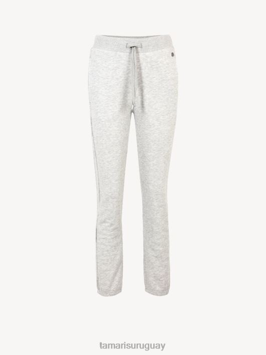 Tamaris 8NTH2505 ropamujer pantalones de chándal - grey/light grey melange