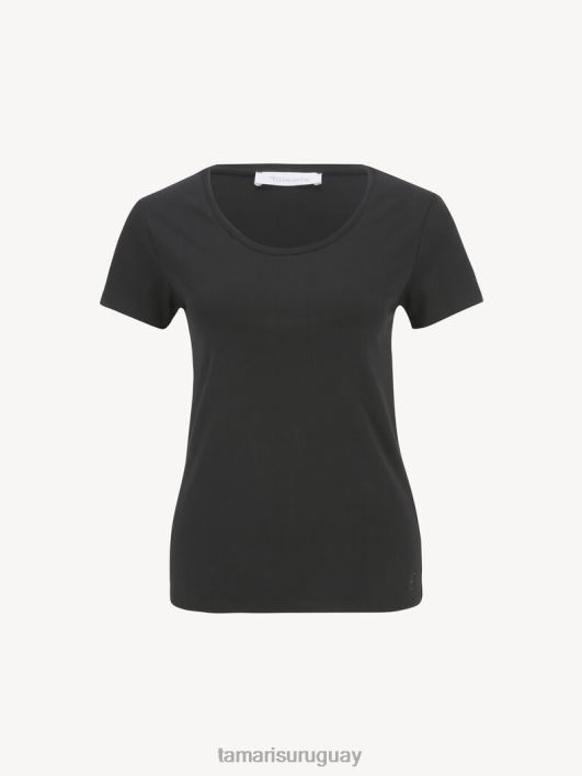 Tamaris 8NTH2407 ropamujer camiseta - negro/belleza negra