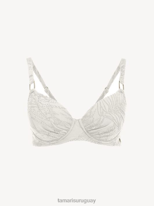 Tamaris 8NTH2539 ropamujer top de bikini - blanco/leche de coco