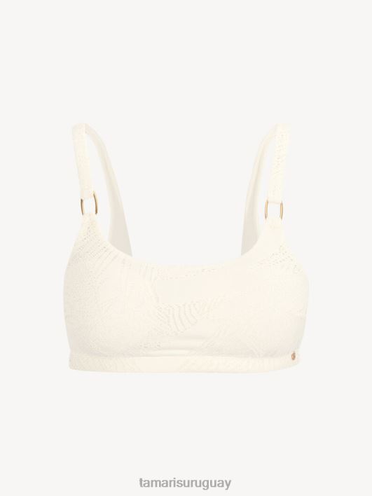 Tamaris 8NTH2544 ropamujer top de bikini - blanco/leche de coco