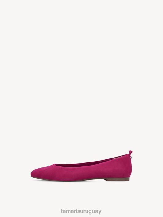 Tamaris 8NTH2227 zapatosmujer bailarina de cuero - rosa/fuxia