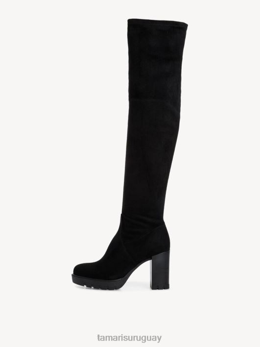 Tamaris 8NTH1832 zapatosmujer botas overknee - negro