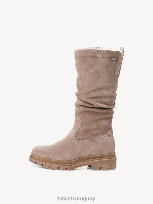 Tamaris 8NTH598 zapatosmujer botas de cuero - marrón/taupe